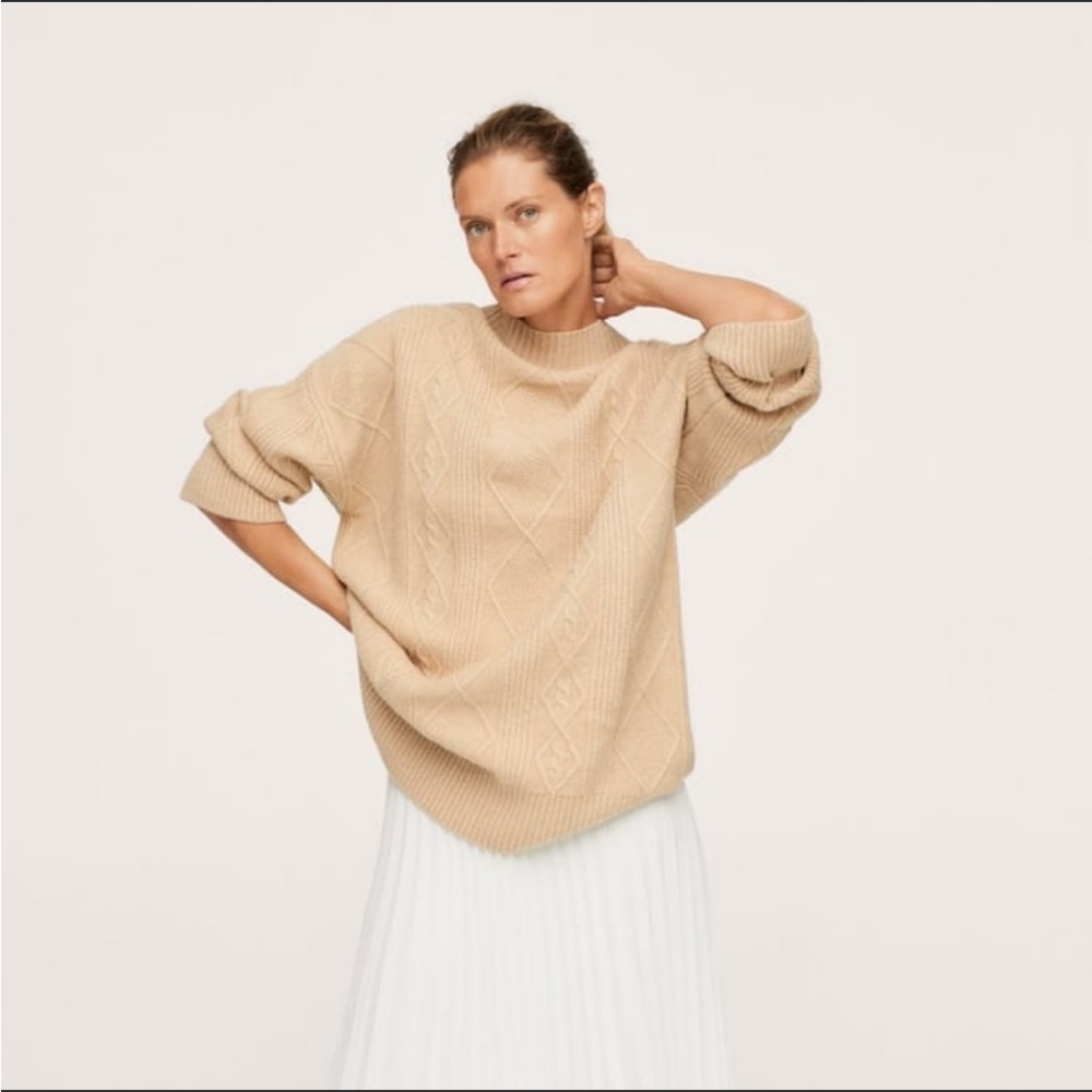 MANGO Sweater Tunic
